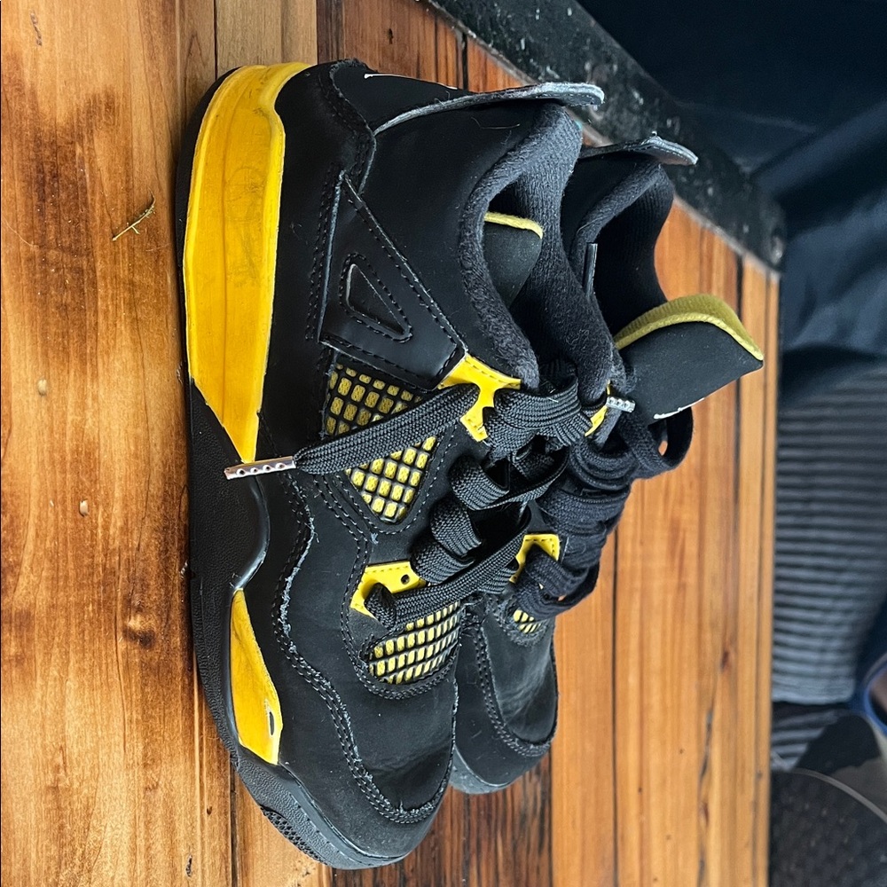 Jordan Kids Sneakers Black Yellow